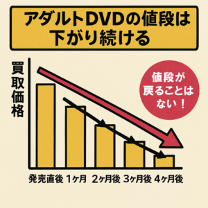 DVDの値段は下がり続ける
